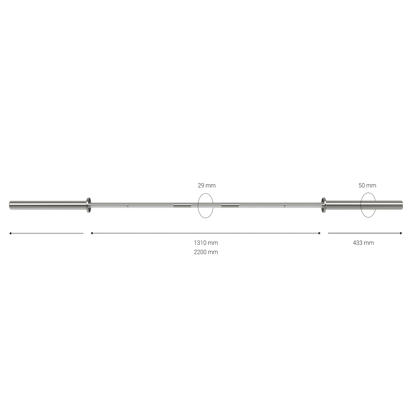 414 Competition Powerlifting Bar