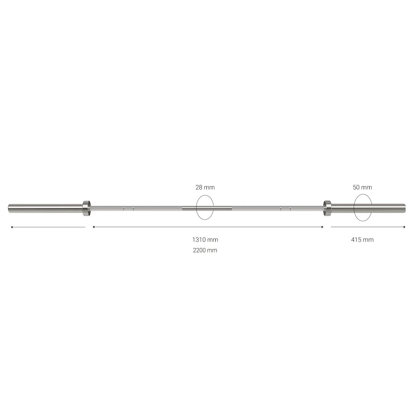 810 Weightlifting Bar, Men