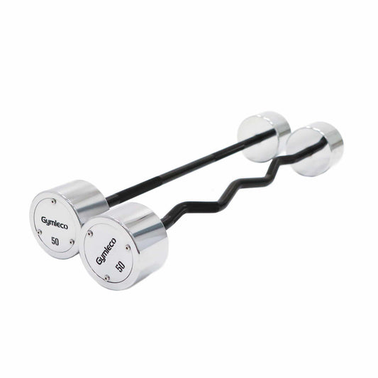 Fixed Barbells in Chrome