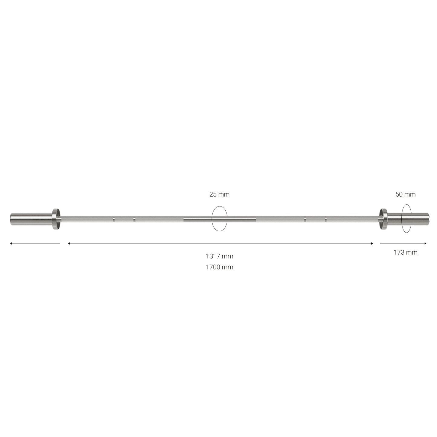 817T Technique Bar 10 kg, Premium